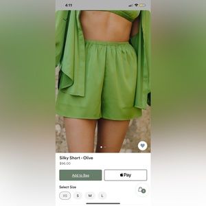 Daily Drills silky short olive